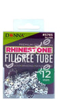 Donna Filigree Tubes Hair Dreadlocks Braids Cuff Clip Rhinestone 12mm | BeautyFlex UK