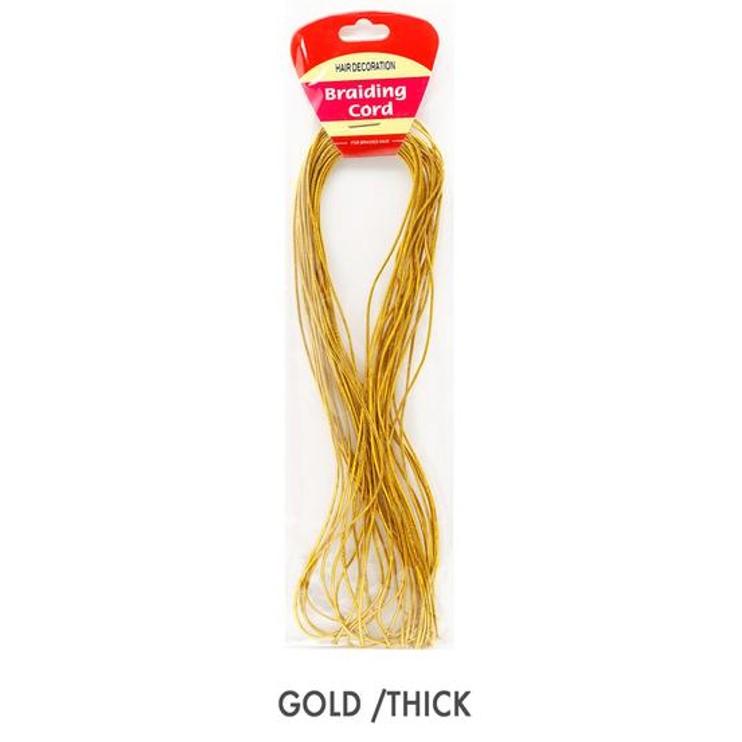 Hair Decoration Braiding Cord Gold