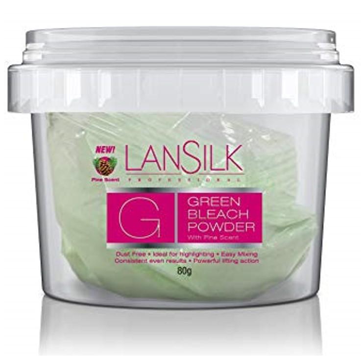 Lansilk Bleach Powder Green 80g | BeautyFlex UK