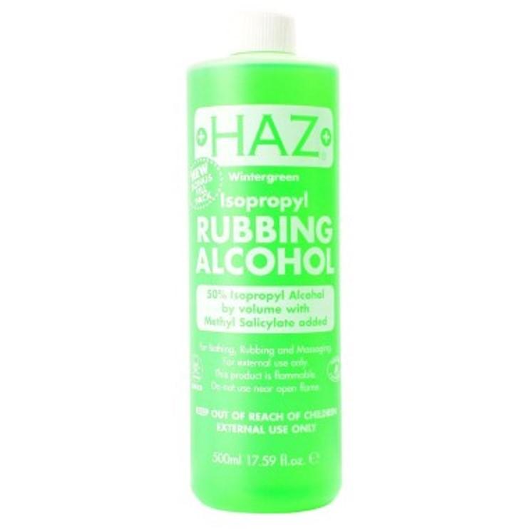 Haz Wintergreen 50% Isopropyl Rubbing Alcohol 500ml | BeautyFlex UK