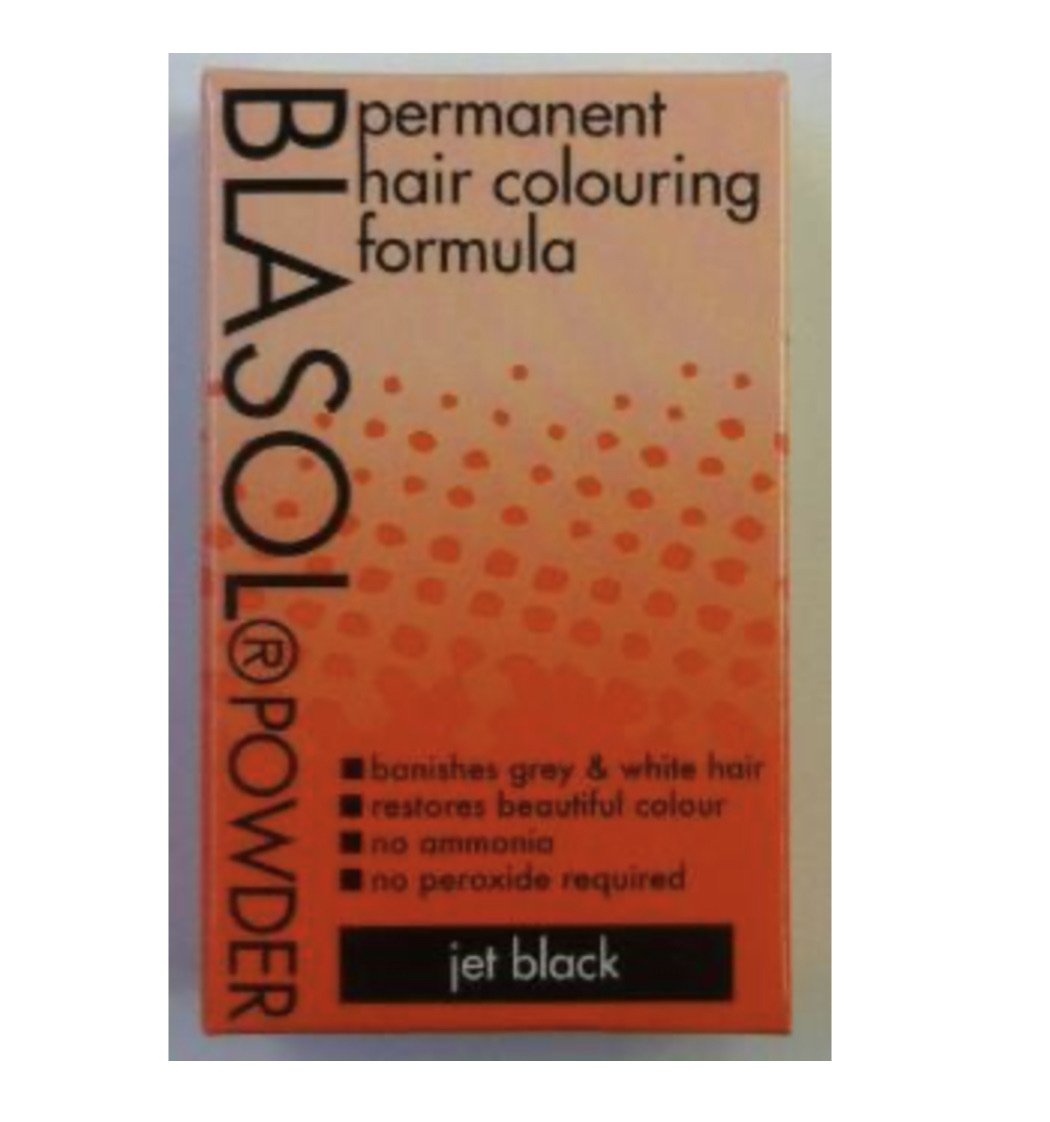 Blasol Powder Permanent Hair Colouring Formula - Jet Black | BeautyFlex UK