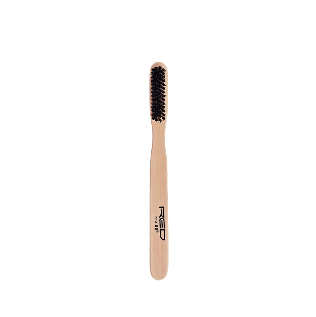Red By Kiss Professional Edge Boar Brush Hard Small # BSH24 Top View | BeautyFlex UK