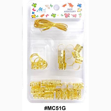 4in1 Dreadlock/Braids l Cord l Big/Small Clips l Rings l Diamond Clips