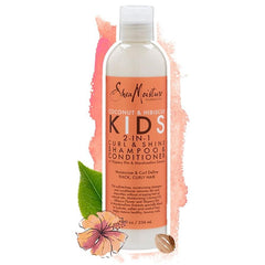 Shea Moisture Coconut and Hibiscus Kids 2-In-1 Curl and Shine Shampoo and Conditioner 236ml | BeautyFlex UK