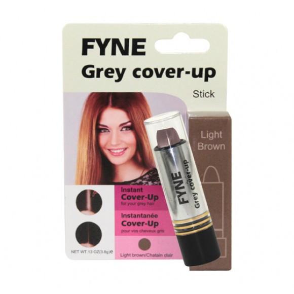 FYNE Grey Cover-Up Stick Hair Colour - Light Brown | BeautyFlex UK