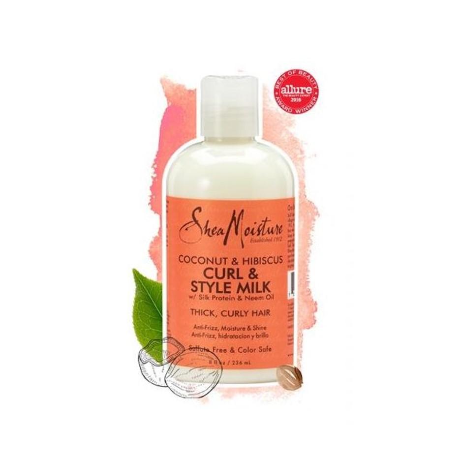 Shea Moisture Coconut and Hibiscus Curl and Style Milk 236ml | BeautyFlex UK