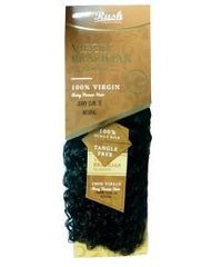 Rush Virgin Brazilian Glamour HH Natural Jerry Curl Wave Weave - 14'' | BeautyFlex UK