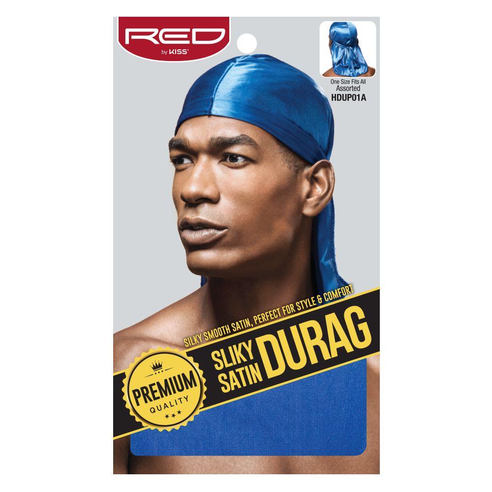 Red by Kiss Bow Wow X Power Wave Checker Silky Durag for Men Waves Silky  Doo Rag (Purple) 