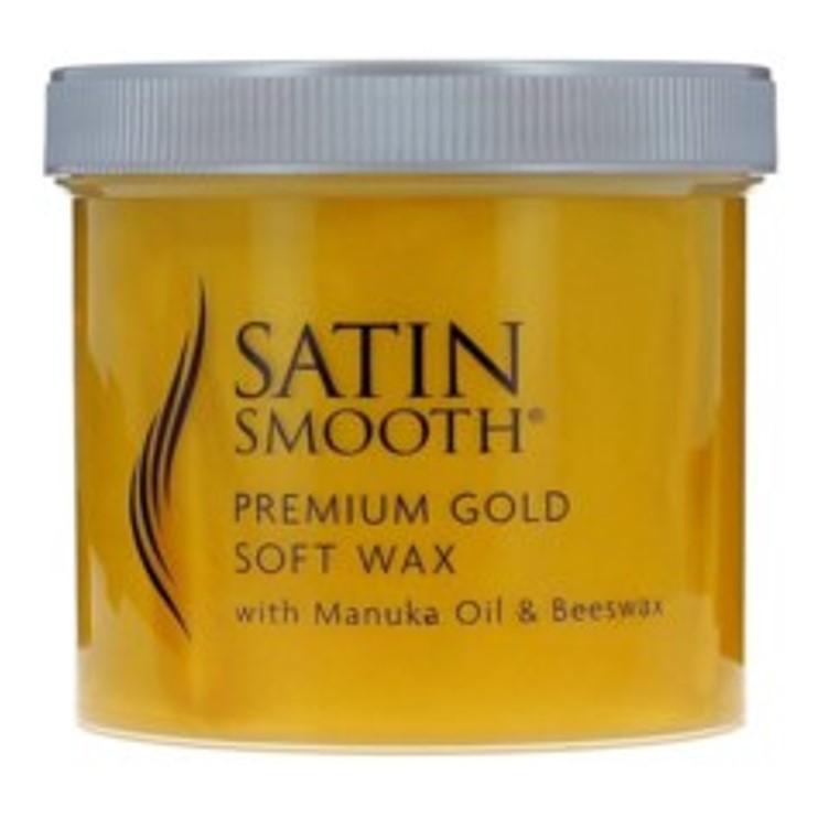 Satin Smooth Premium Gold Wax With Manuka Oil and Beeswax 425g | BeautyFlex UK