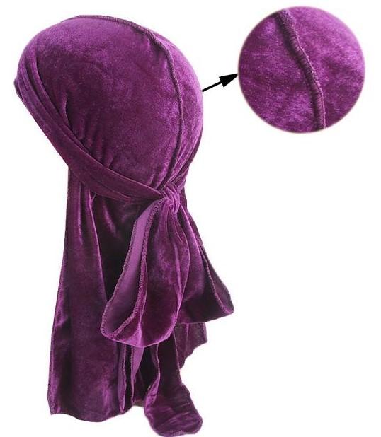 Magic Collection Velvet Durag Deep Wave Durag #4803 ALL COLORS