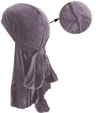 Magic Collection Velvet Durag Deep Wave Durag #4803 ALL COLORS
