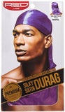 Red By Kiss Silky Satin Durag Extra Long Tail - Purple | BeautyFlex UK