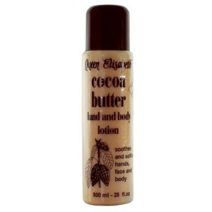 Queen Elisabeth Cocoa Butter Hand and Body Lotion 800ml | BeautyFlex UK