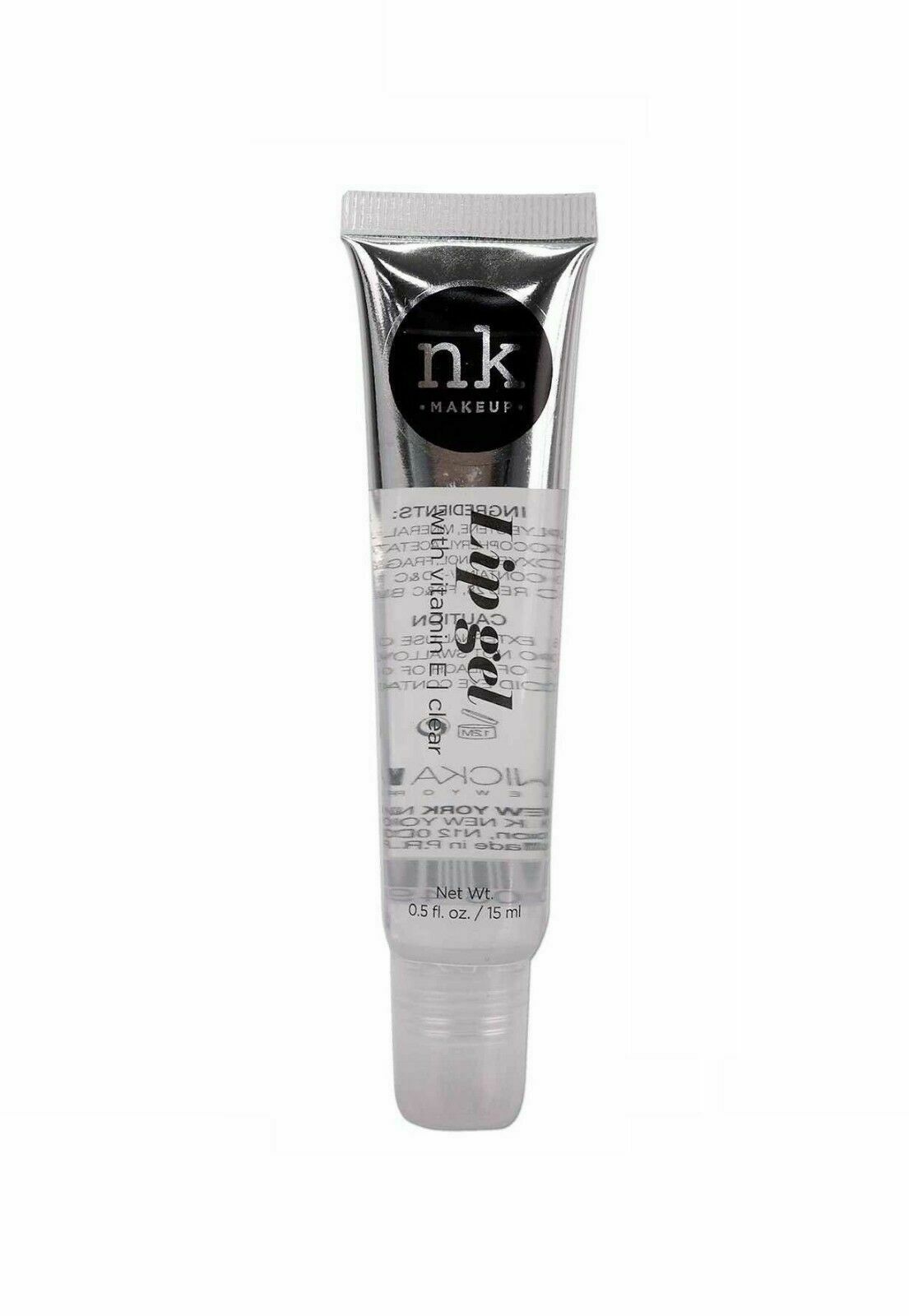 Nicka K NK Lipgel Lip Gloss With Vitamin E 15ml - CLEAR | BeautyFlex UK