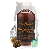 Shea Moisture African Black Soap Deep Cleansing Shampoo 384ml | BeautyFlex UK