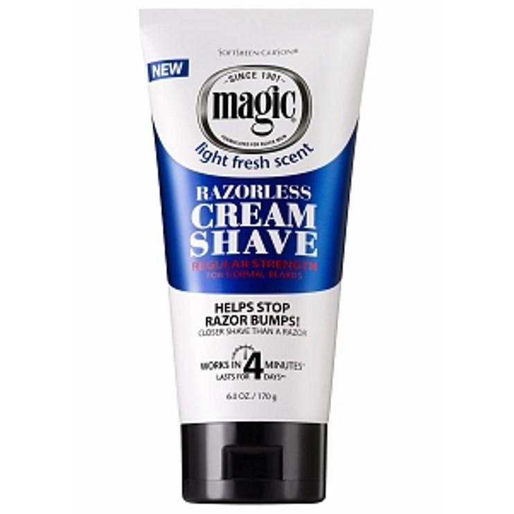 Magic Razorless Cream Shave Light Fresh Scent 170g