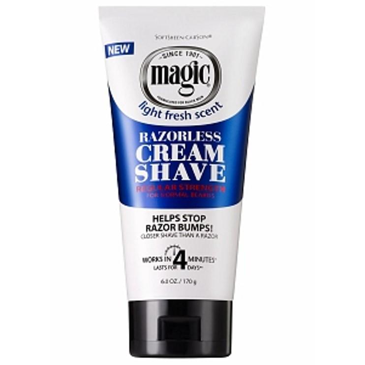 Magic Razorless Cream Shave Light Fresh Scent 170g