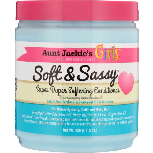 Aunt Jackie’s Girls Soft & Sassy Softening Conditioner 426g  - online beauty store UK.