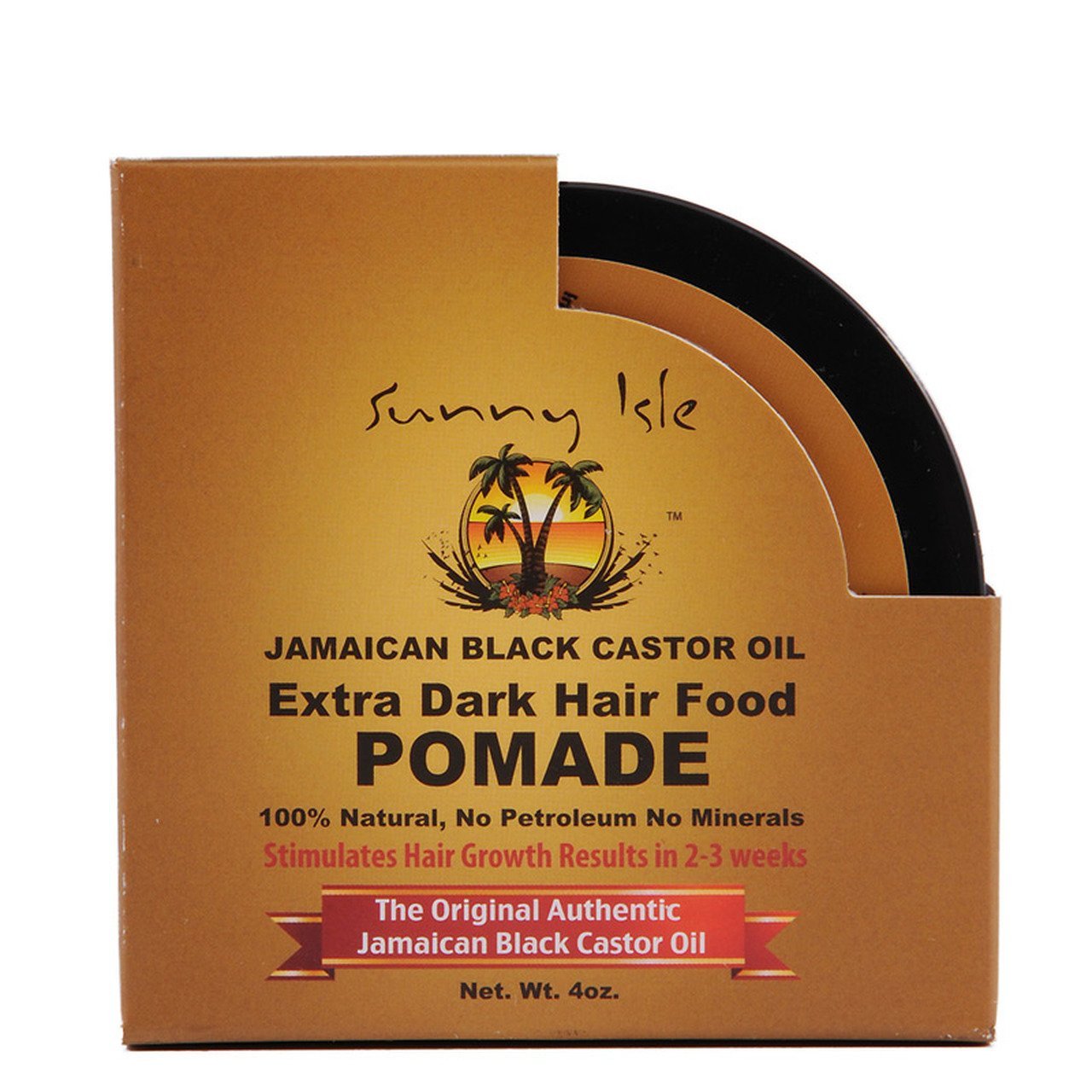 Sunny Isle Jamaican Black Caster Oil Extra Dark Hair Food Pomade 4oz | BeautyFlex UK