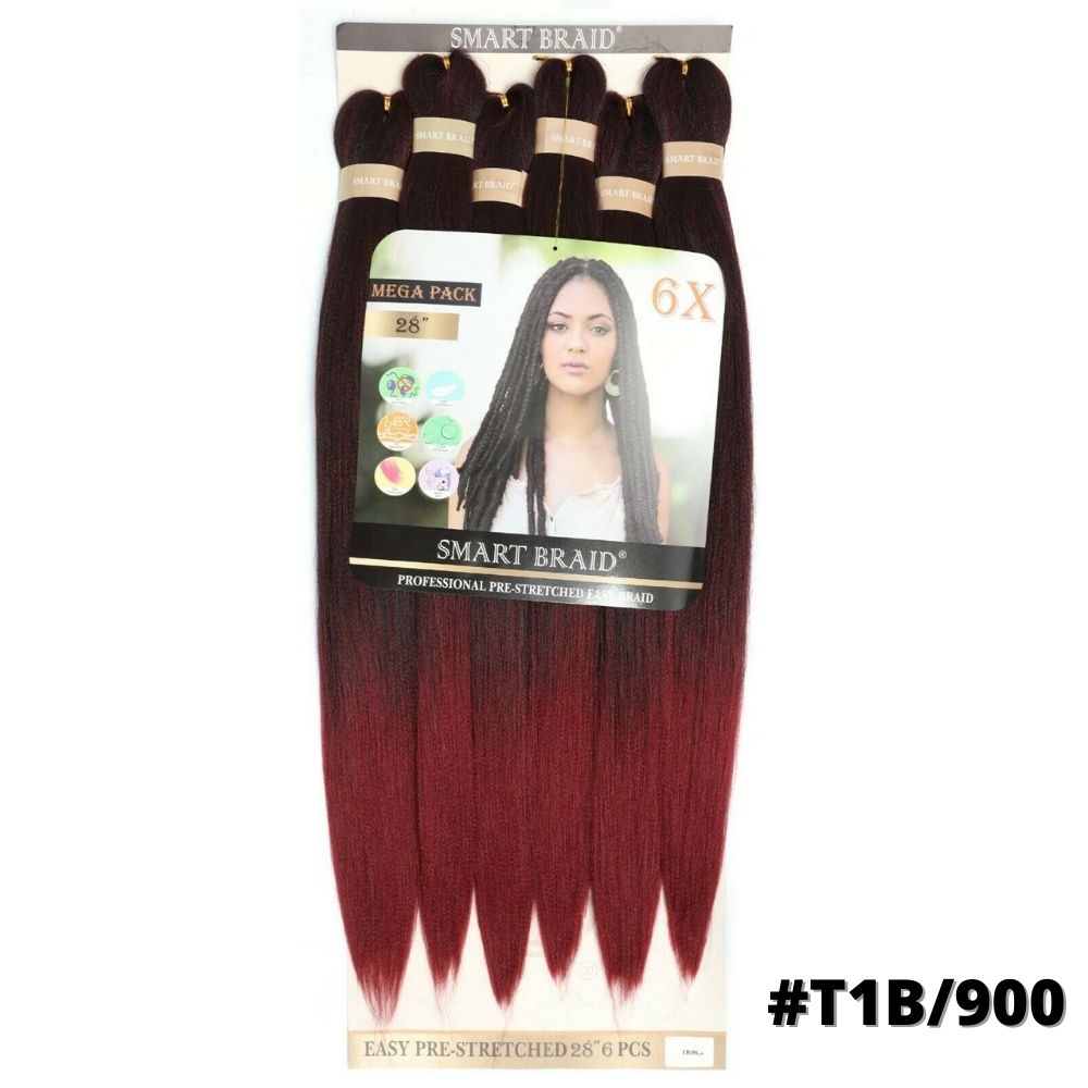 SMART BRAID 6 IN A PACK 28" Pre-Stretched Extension Human Hair - Foto 1