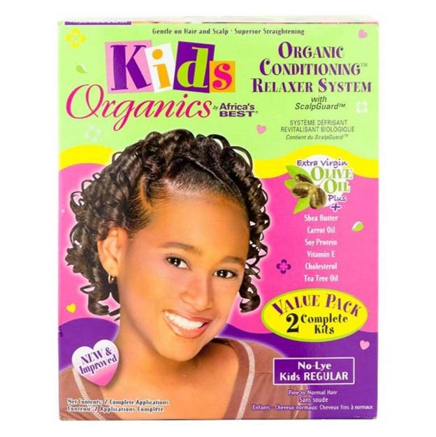 Africa's Best Kids Organics Organic Conditioning Relaxer System Regular Twin Pack | BeautyFlex UK