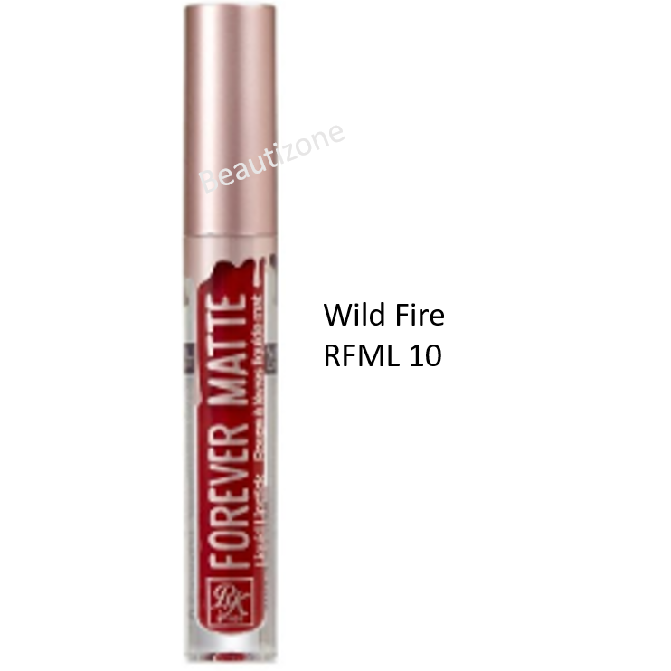 Red By Kiss Forever Matte lipstick - #10 Wild Fire | BeautyFlex UK